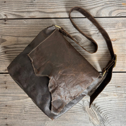 The Large Soft Vintage Chocolate Slouch