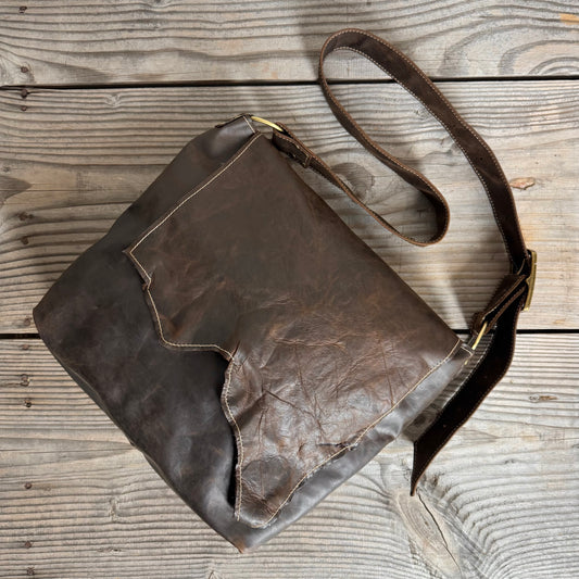 The Large Soft Vintage Chocolate Slouch