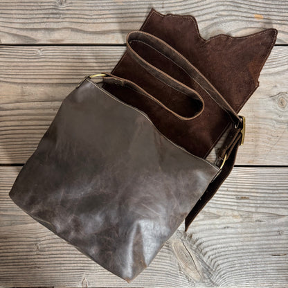 The Large Soft Vintage Chocolate Slouch