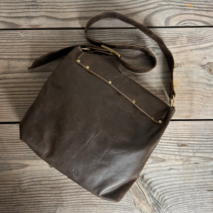 The Large Soft Vintage Chocolate Slouch