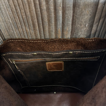 The Large Soft Vintage Chocolate Slouch