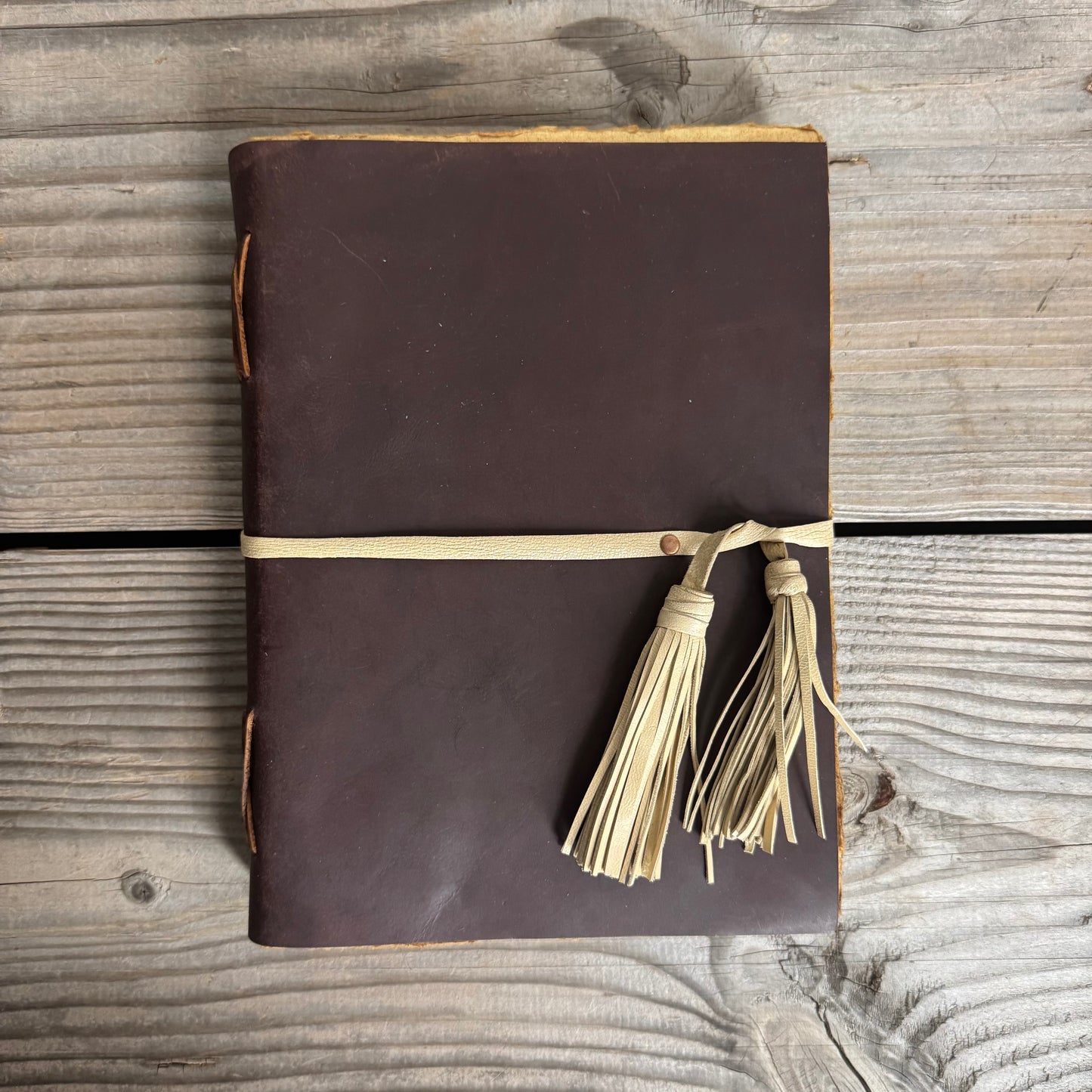 Handmade Paper Bound Leather Journal A5 & A4