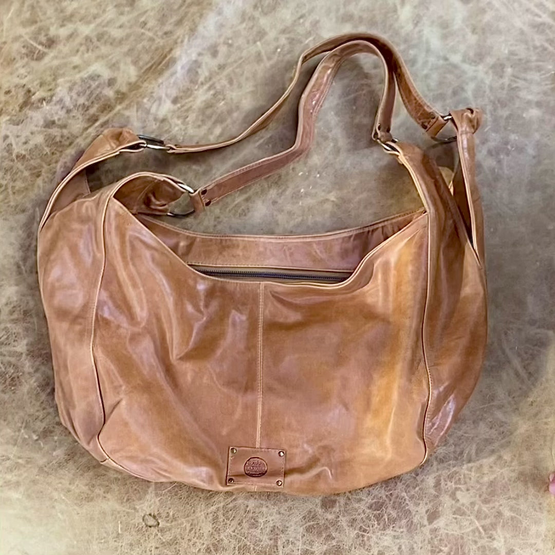 Slouchy leather online purse