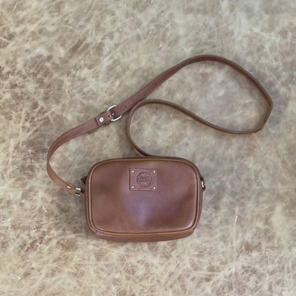 Leather Pouch with Strap