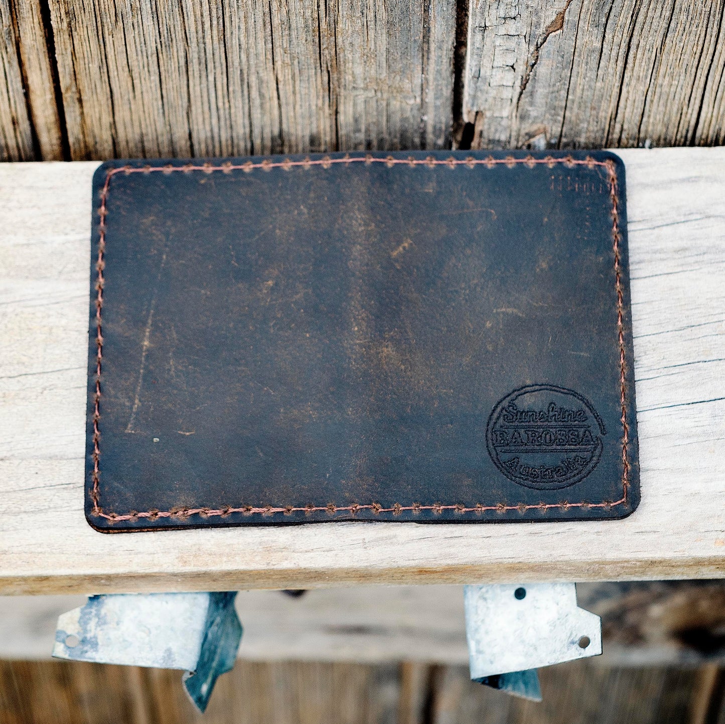 Buffalo Hide Traditional Leather Card Holder