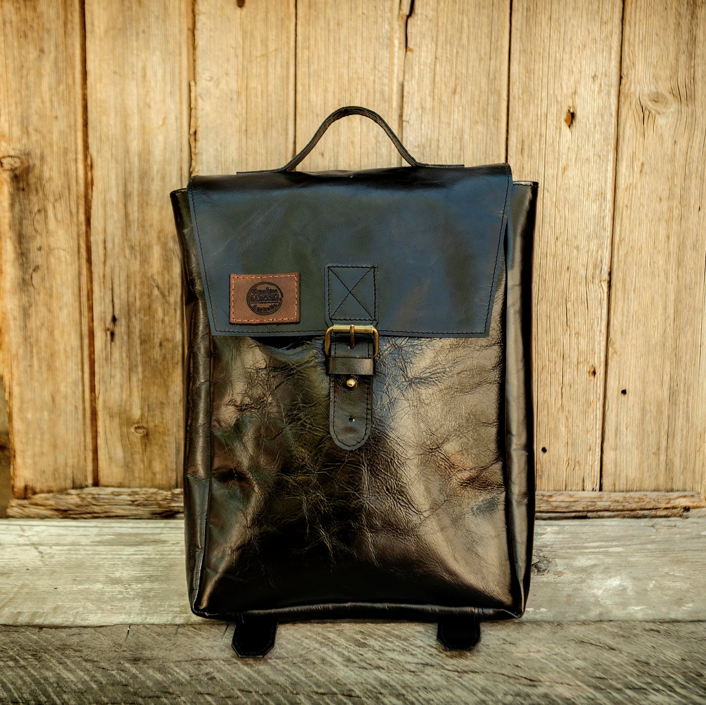 Multi Usable Leather Backpack
