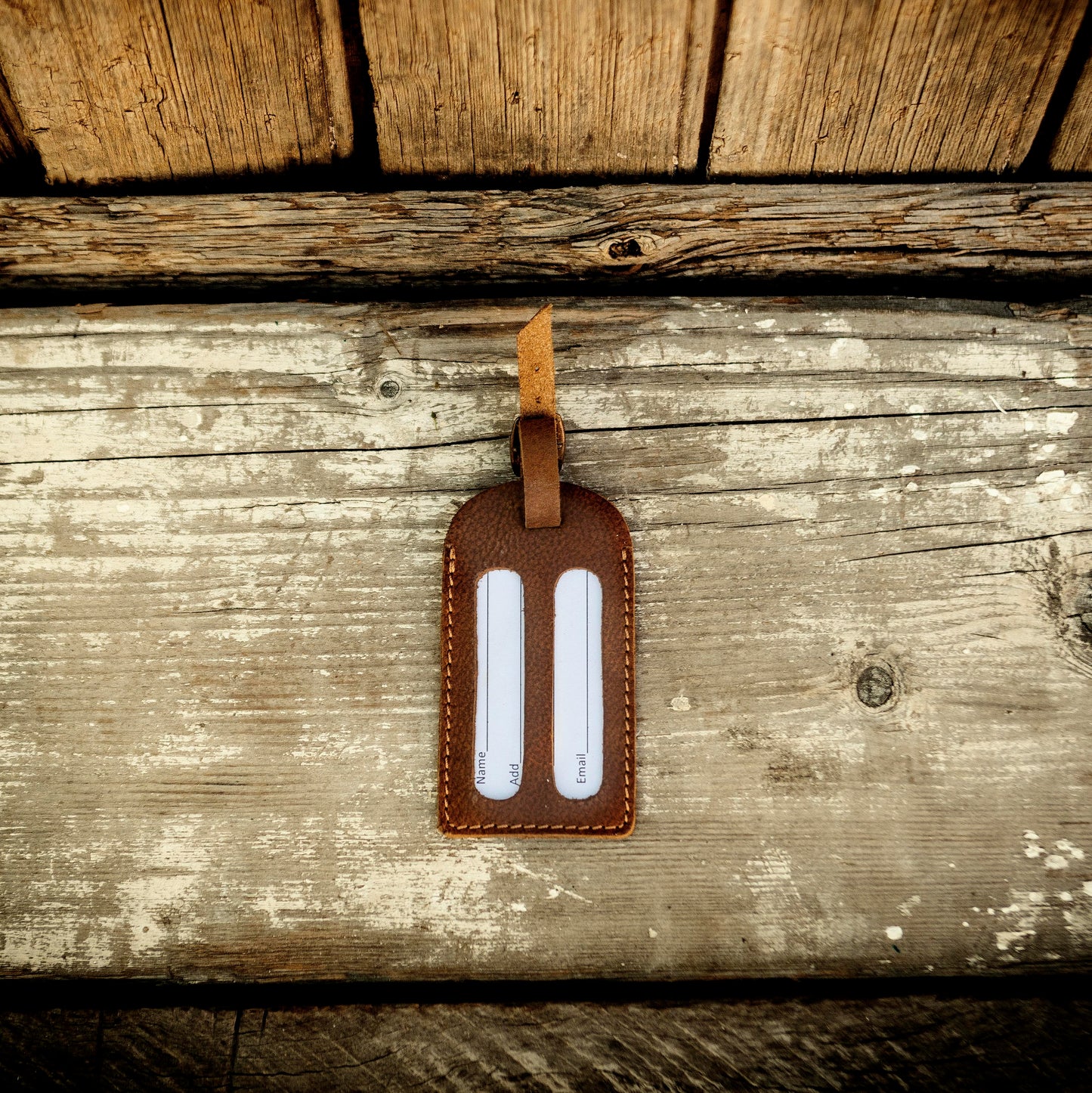 Leather Luggage Tag