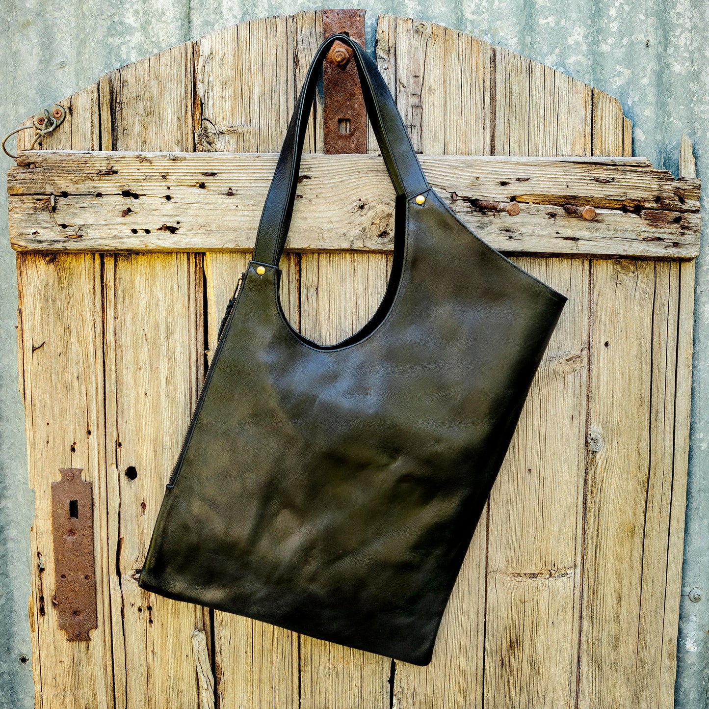 Slimline Leather Shoulder Bag