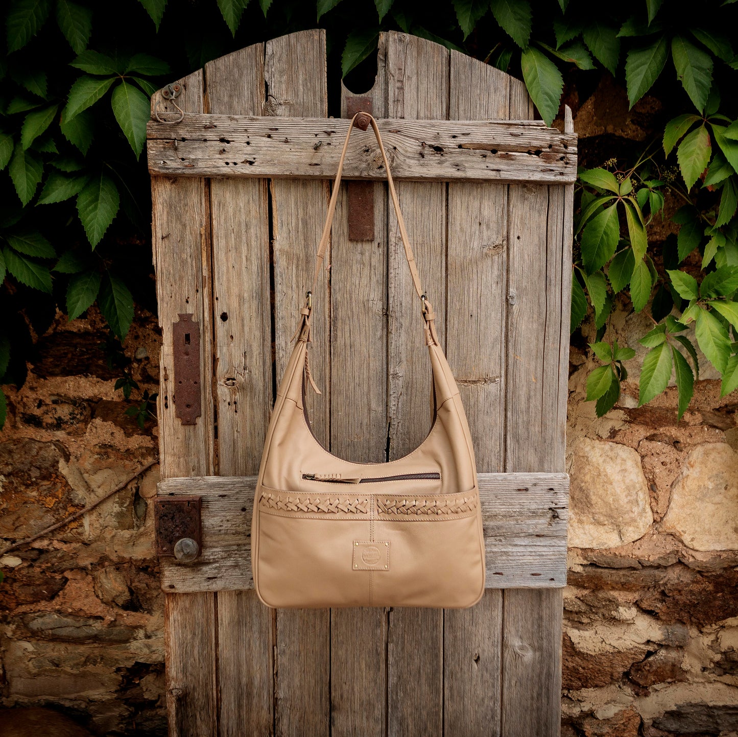 Napa Leather Hobo Bag