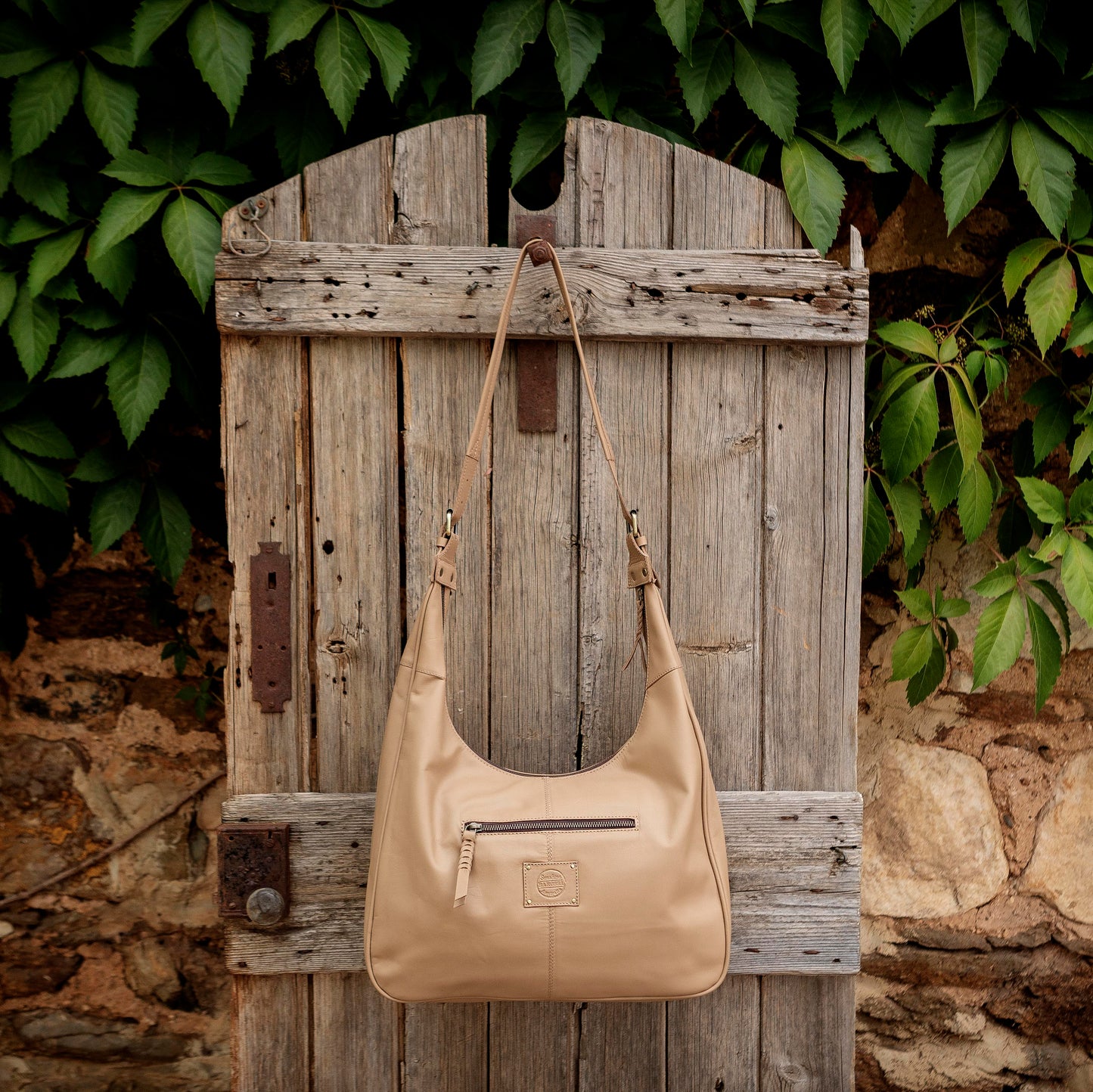 Napa Leather Hobo Bag