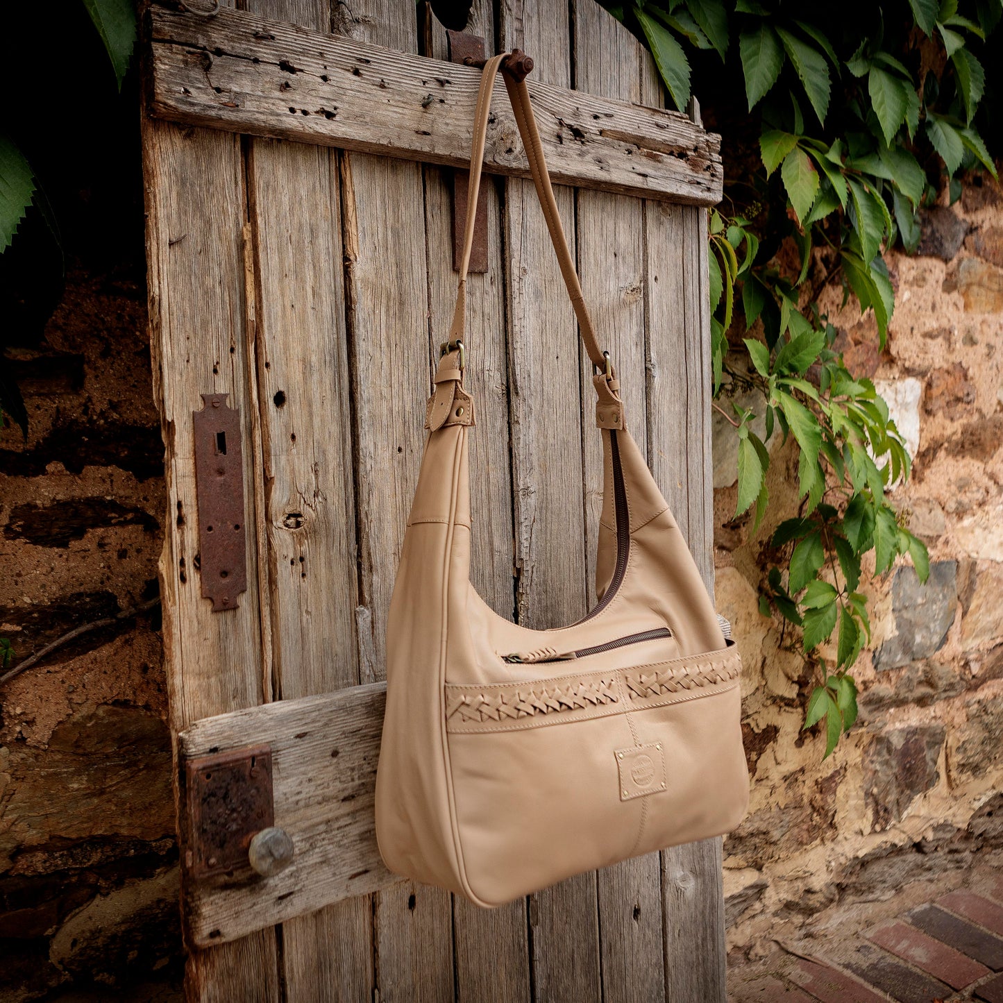 Napa Leather Hobo Bag