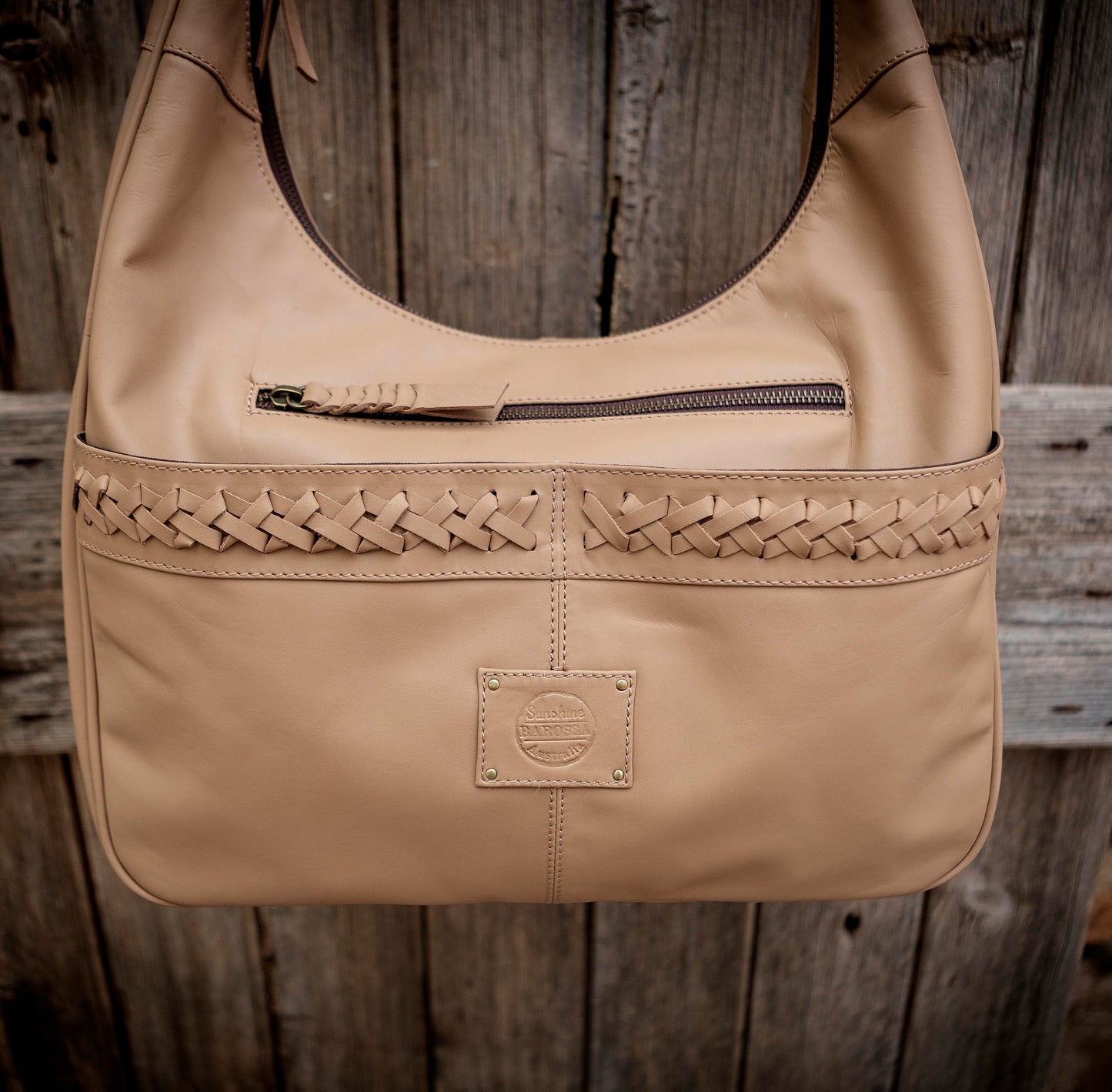 Napa Leather Hobo Bag