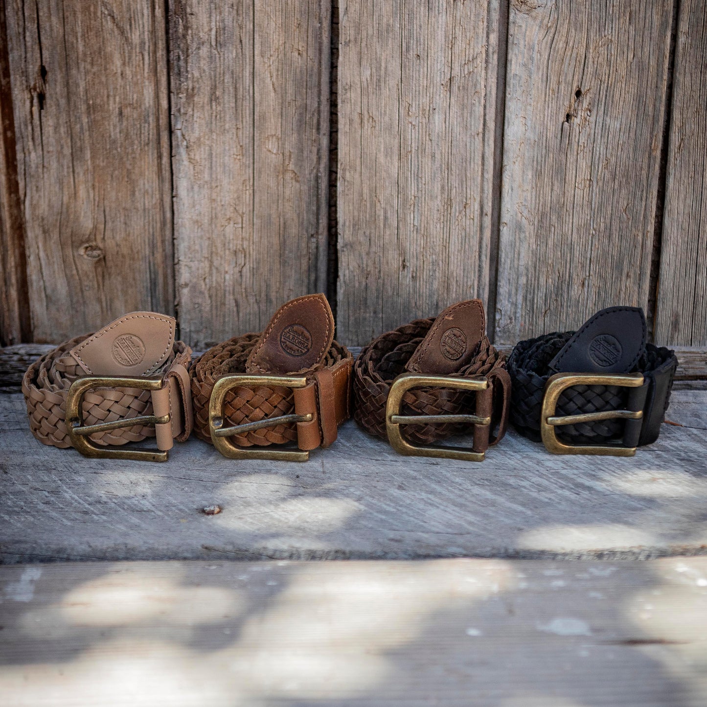 Plaited Leather Belts