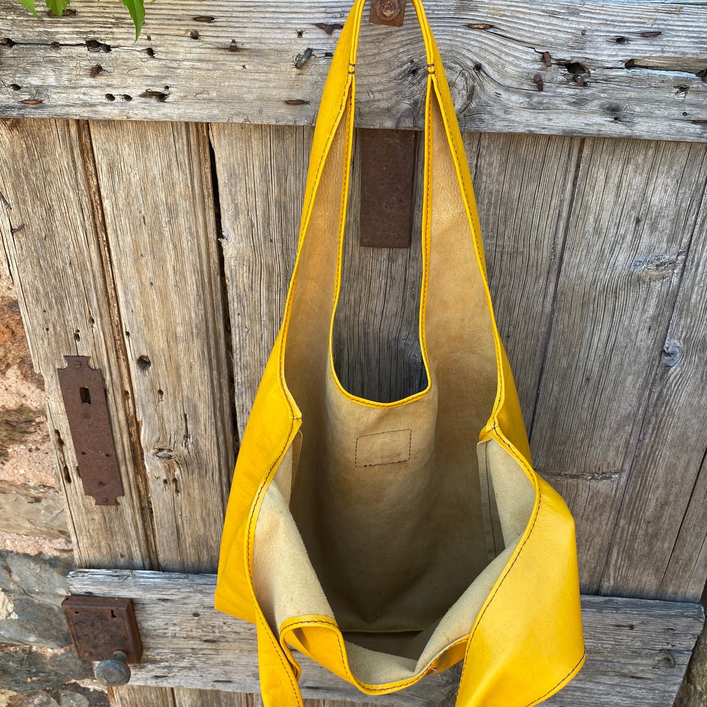 Generous Leather Shopping Bag