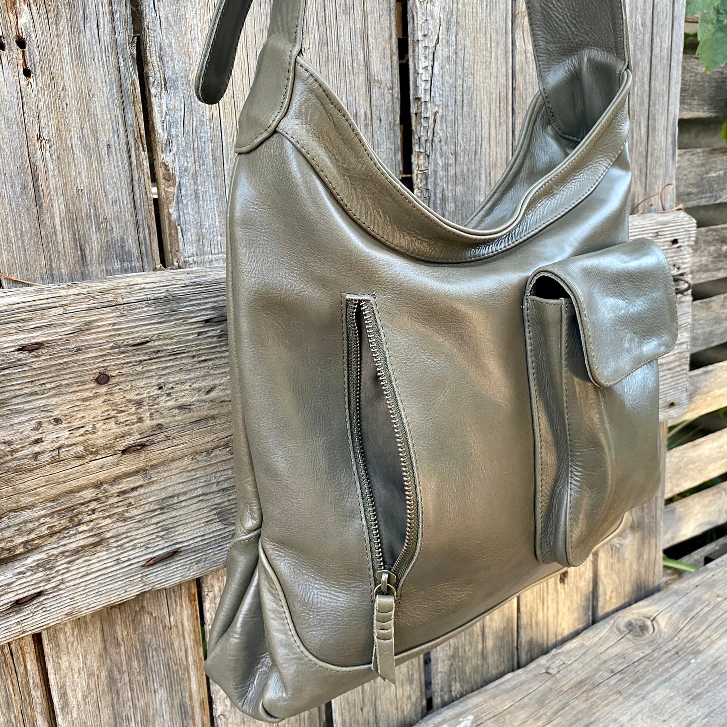 Phone Pocket Slouch Bag