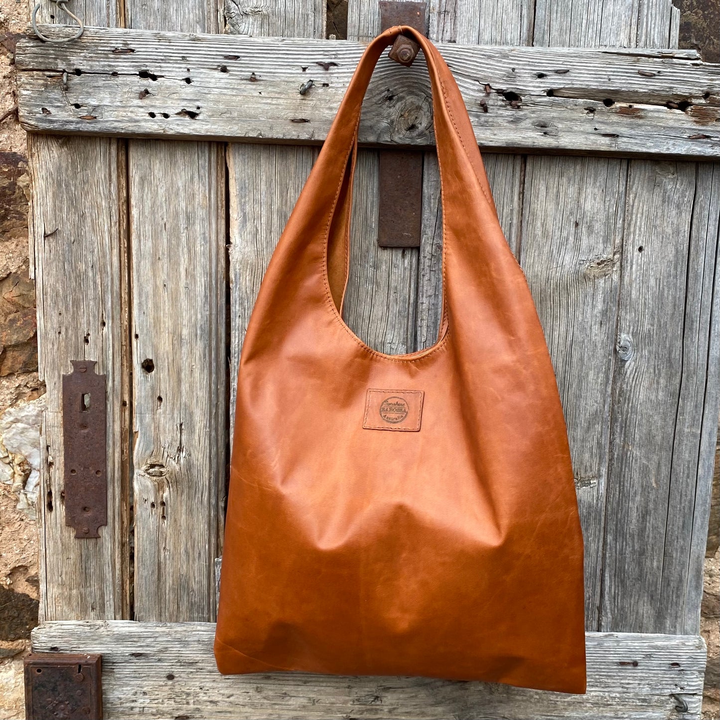 Generous Leather Shopping Bag