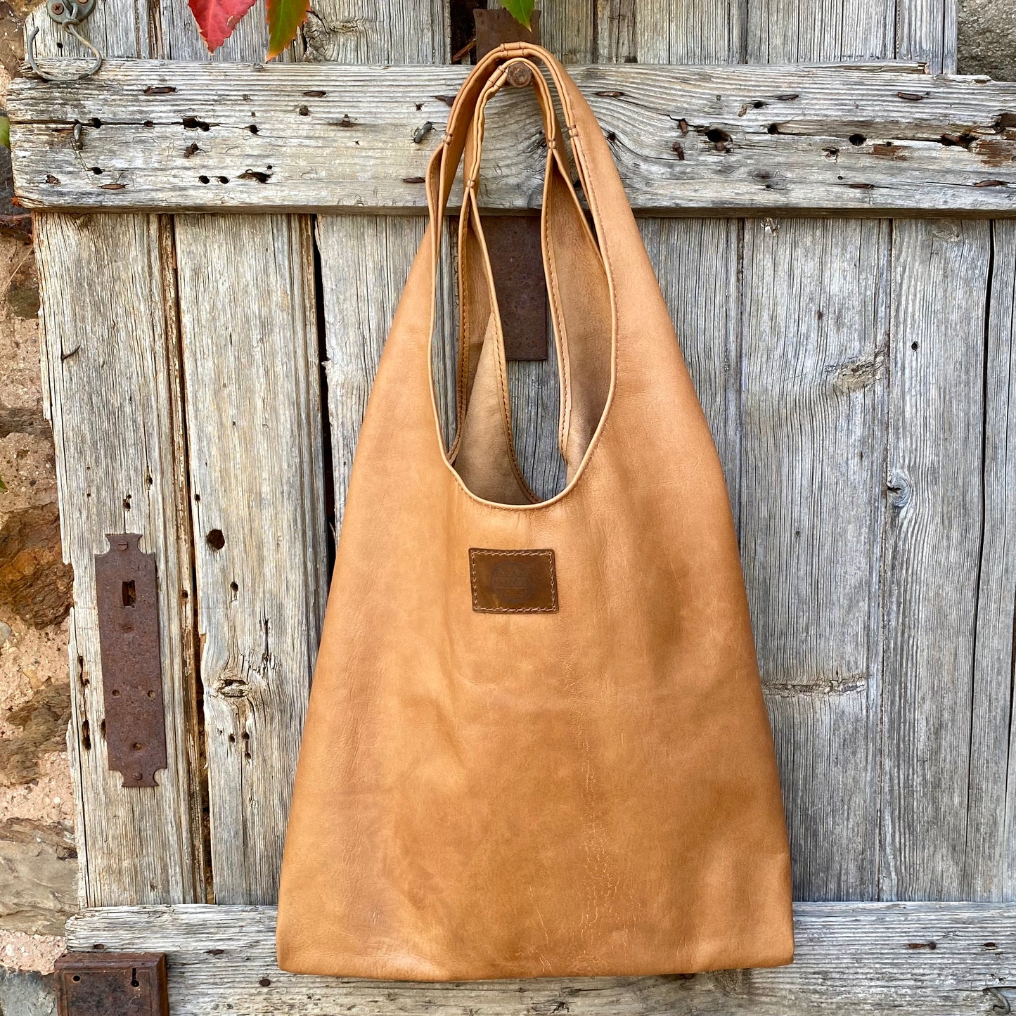 Generous Leather Shopping Bag