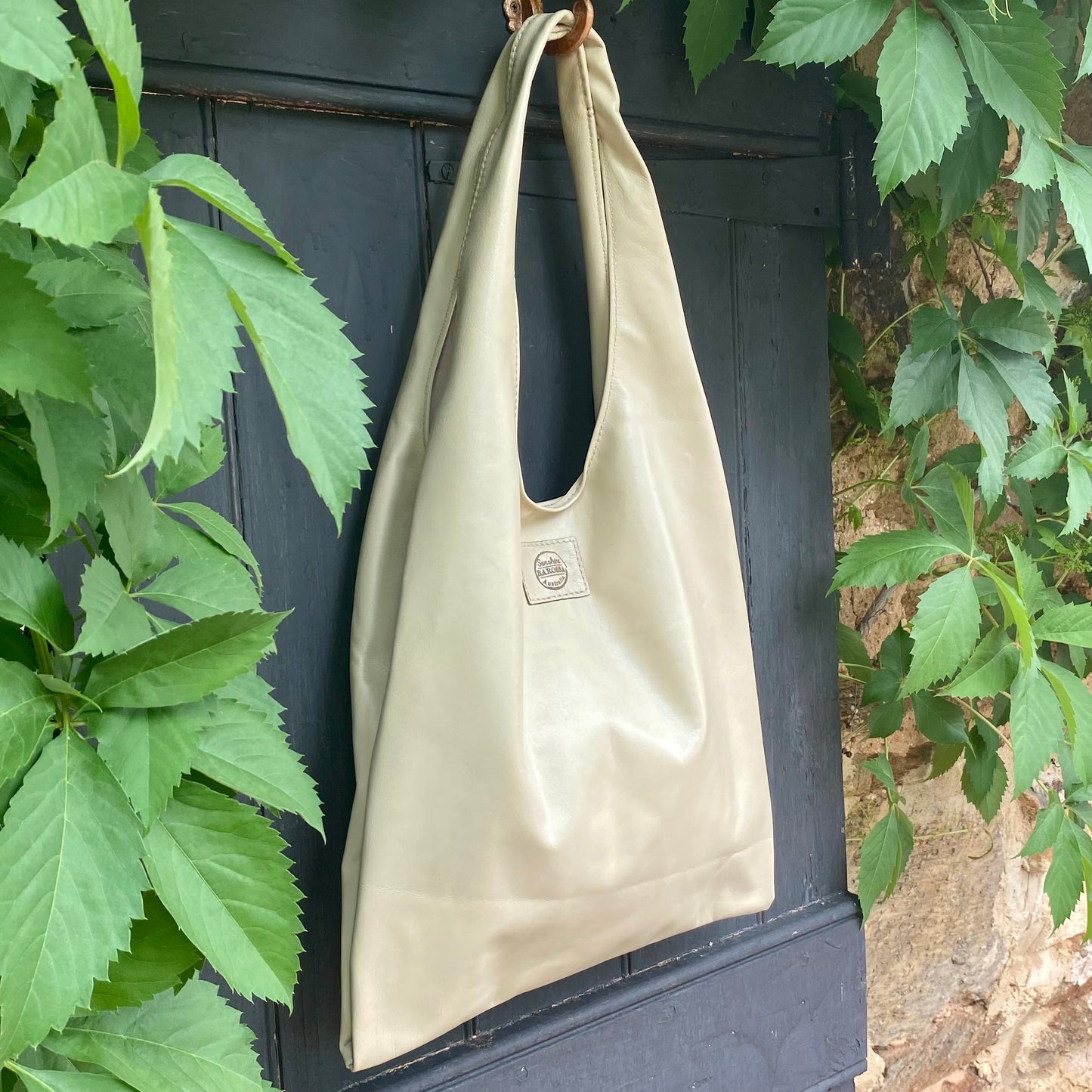 Generous Leather Shopping Bag