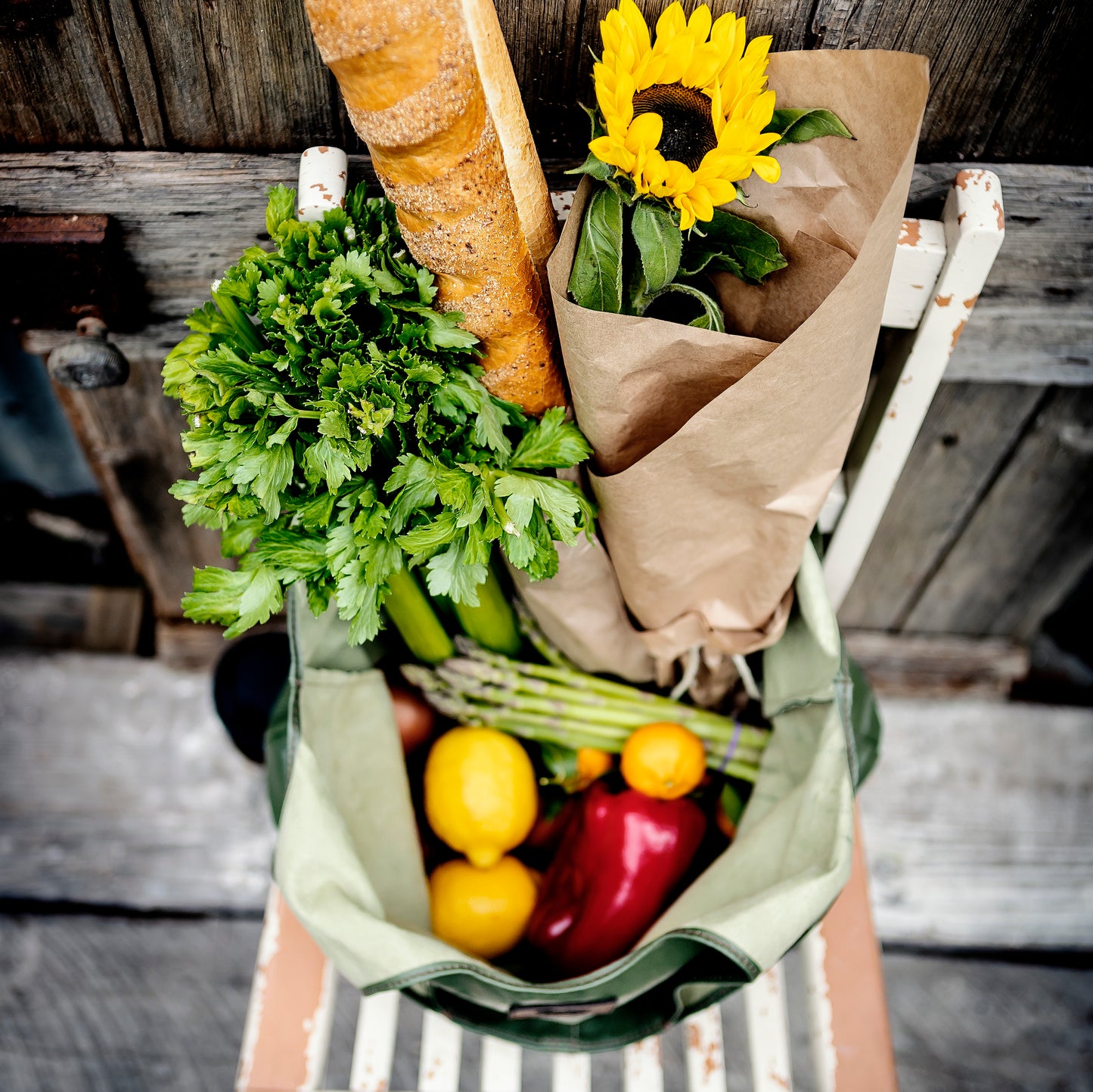 Generous Leather Shopping Bag