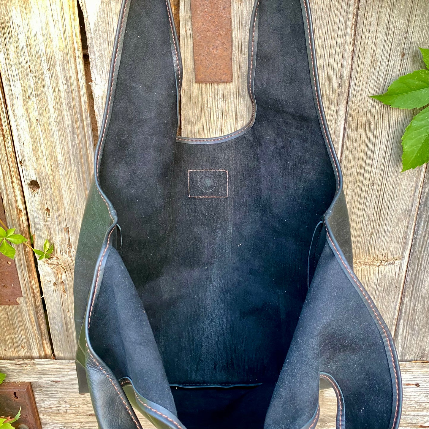 Generous Leather Shopping Bag