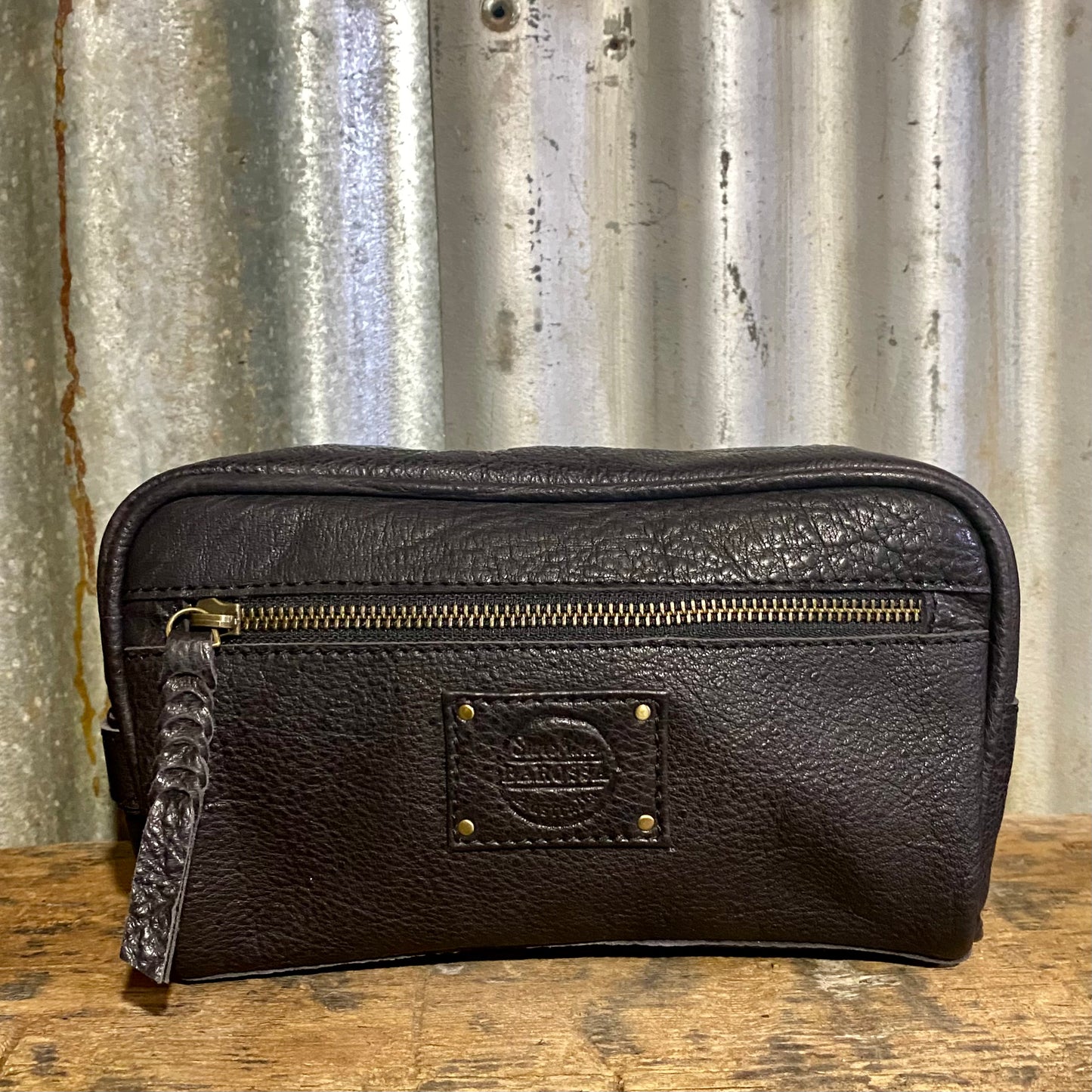 Leather Toiletry Bag / Wash Bag￼