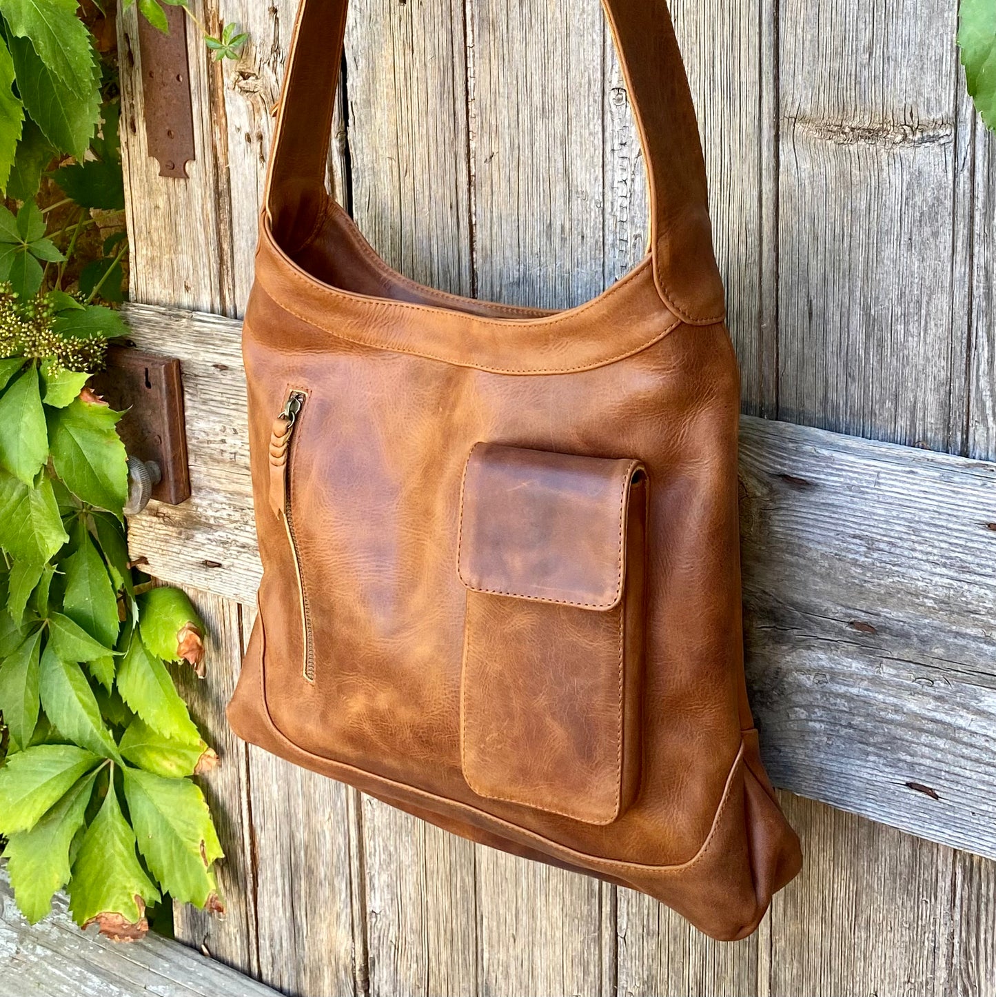 Phone Pocket Slouch Bag