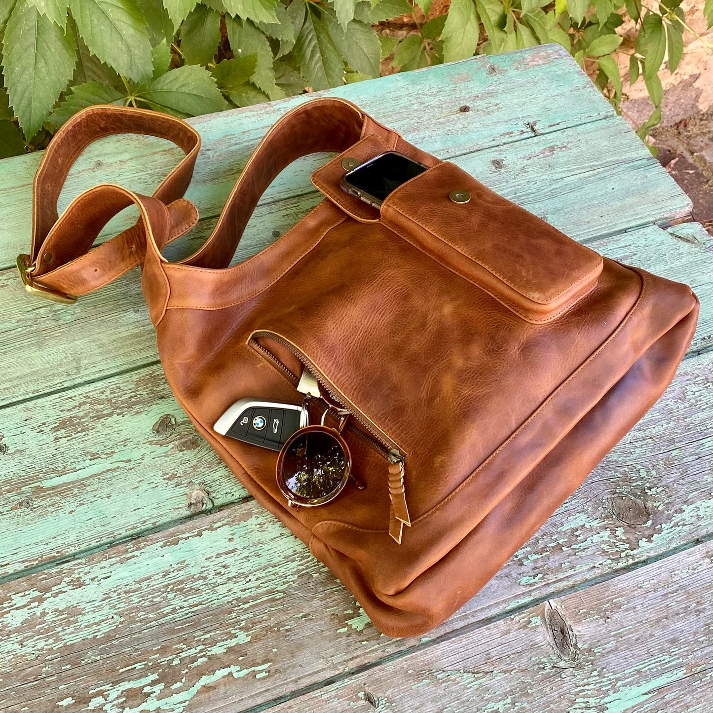 Phone Pocket Slouch Bag