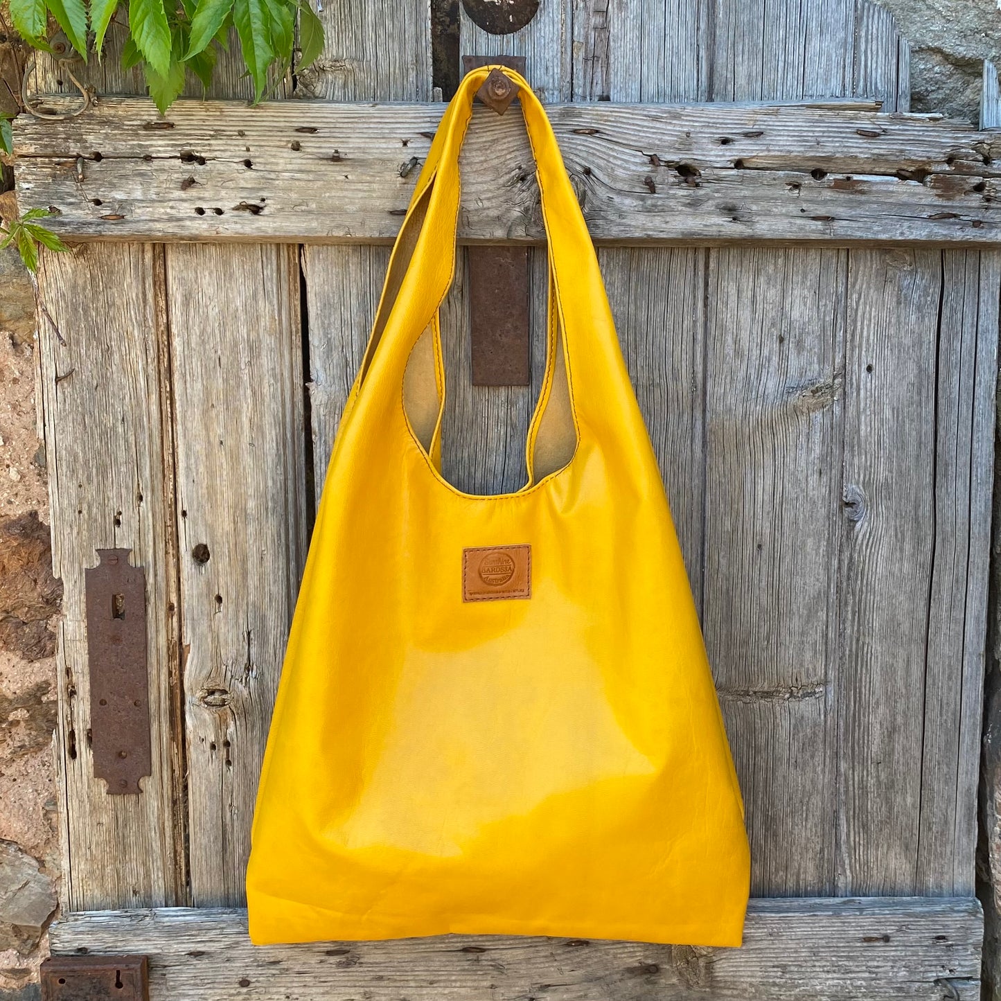 Generous Leather Shopping Bag