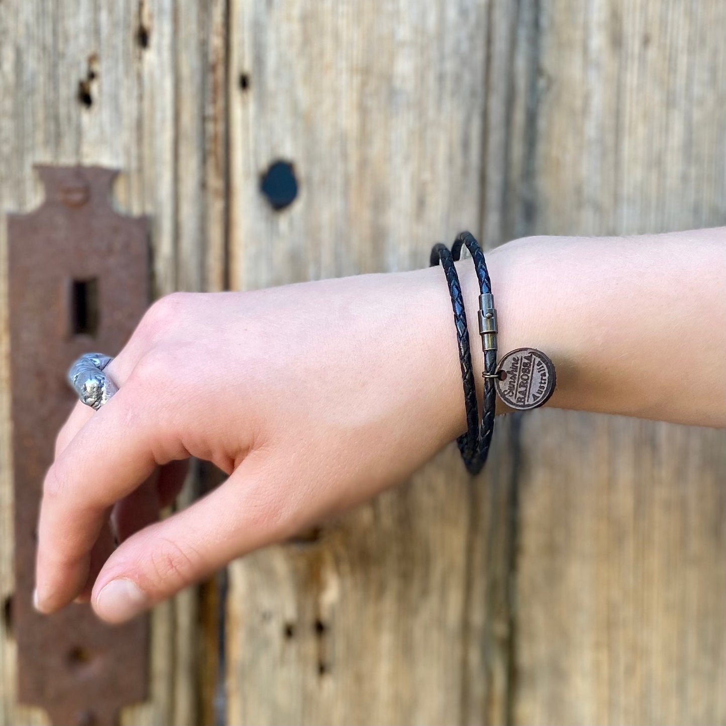 Leather Wrist Straps Cuffs Sunshine Barossa Australia