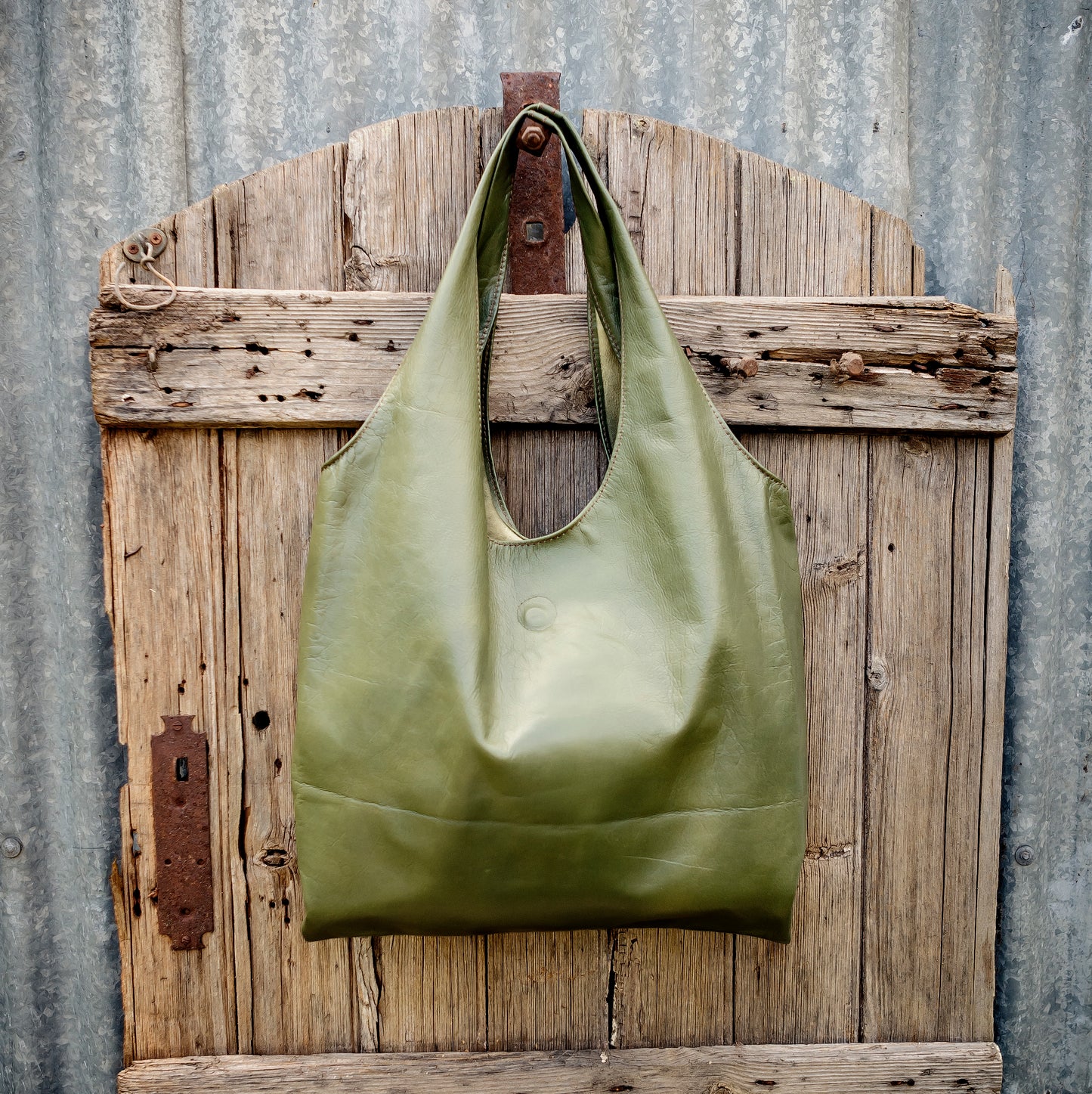 Generous Leather Shopping Bag