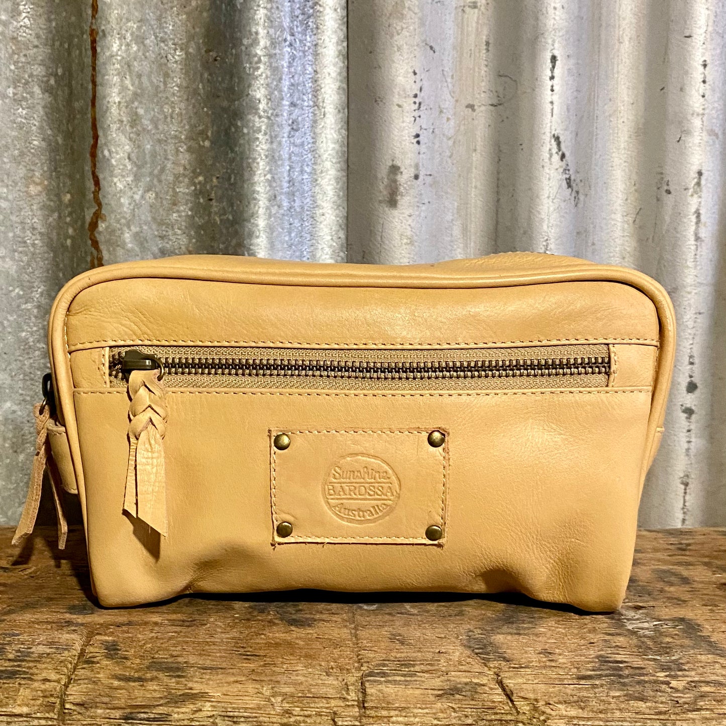 Leather Toiletry Bag / Wash Bag￼