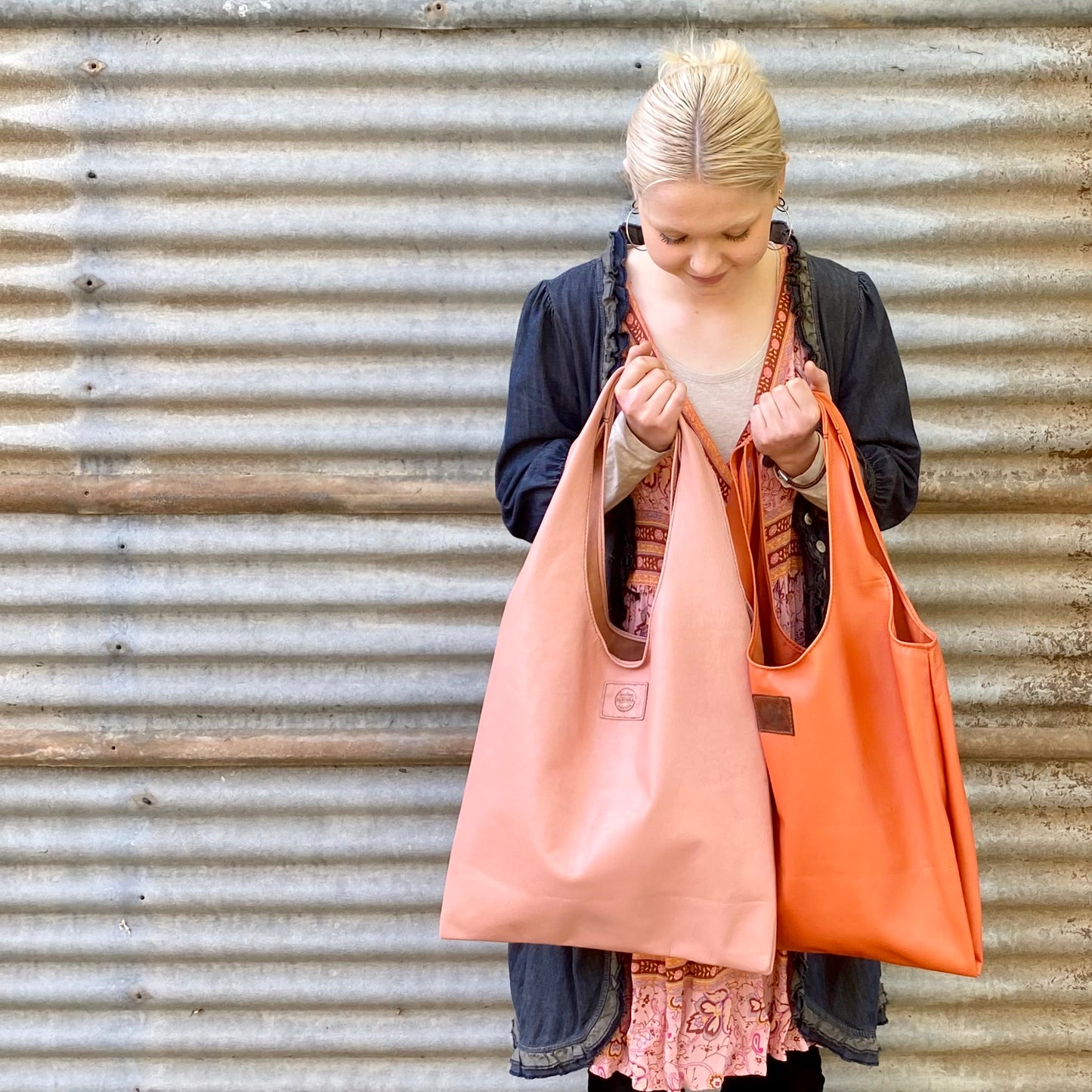 Generous Leather Shopping Bag