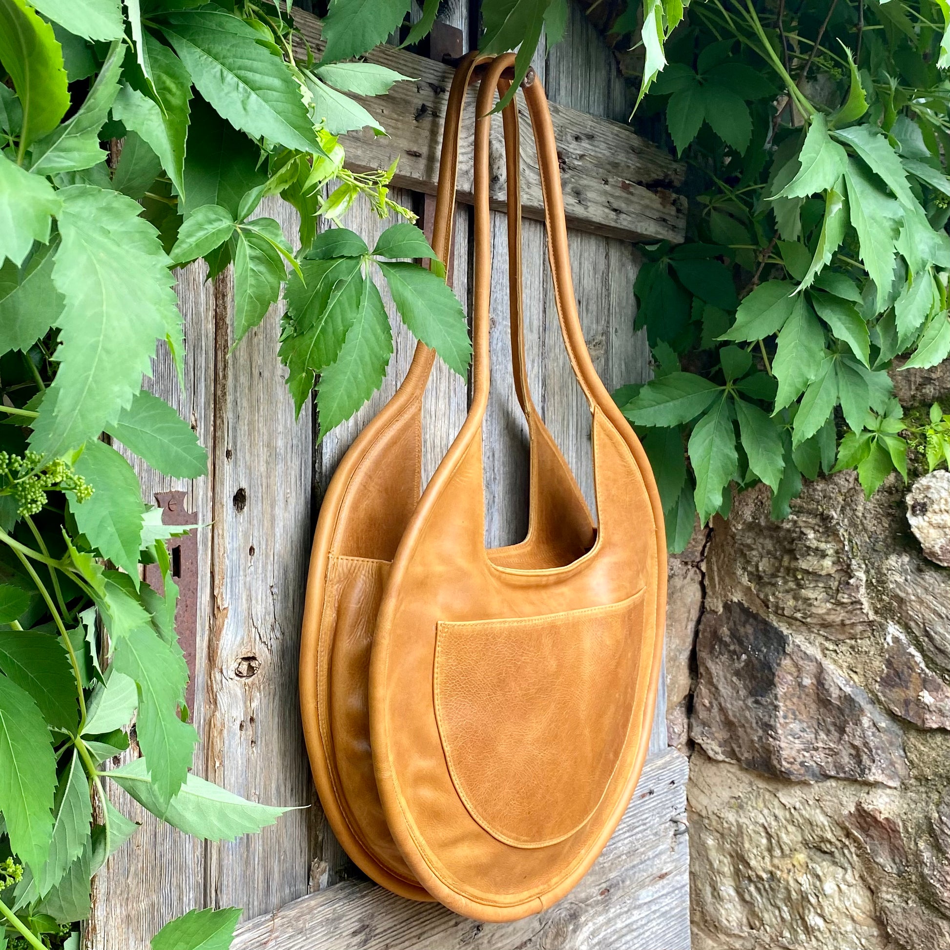 Green hot sale round bag