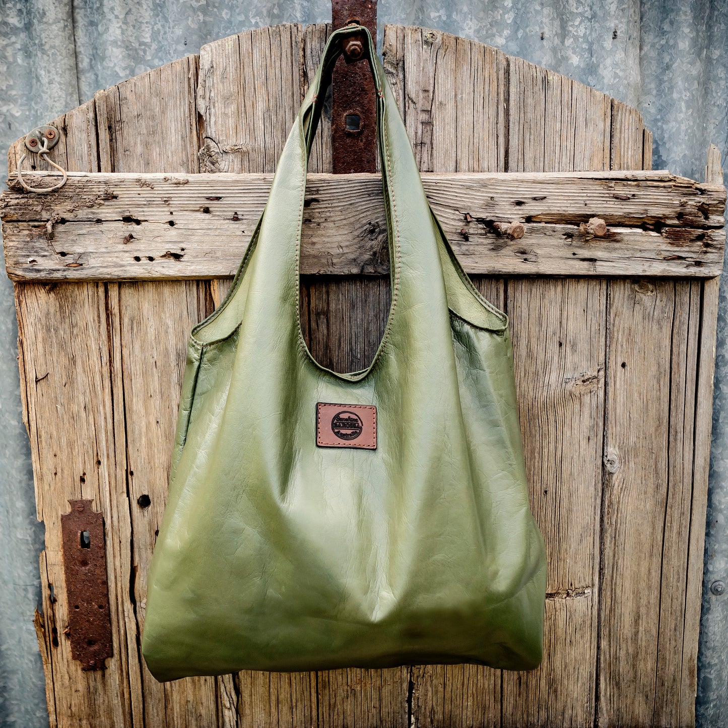 Generous Leather Shopping Bag