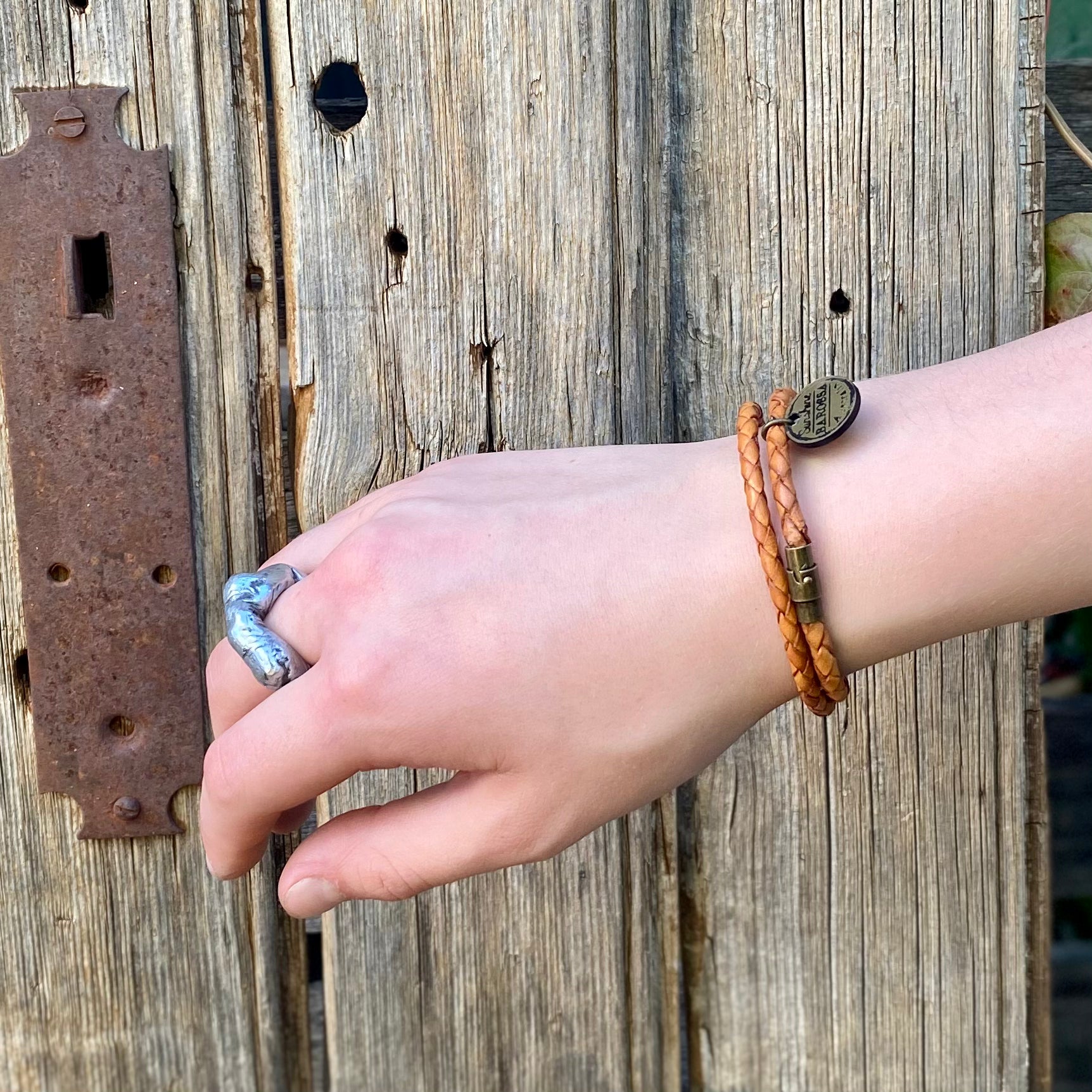 Leather discount arm cuffs