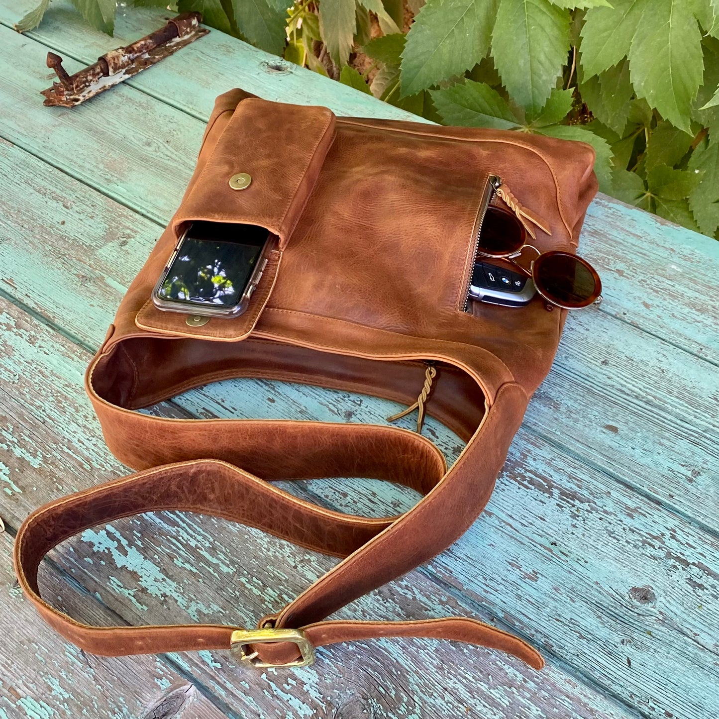 Phone Pocket Slouch Bag