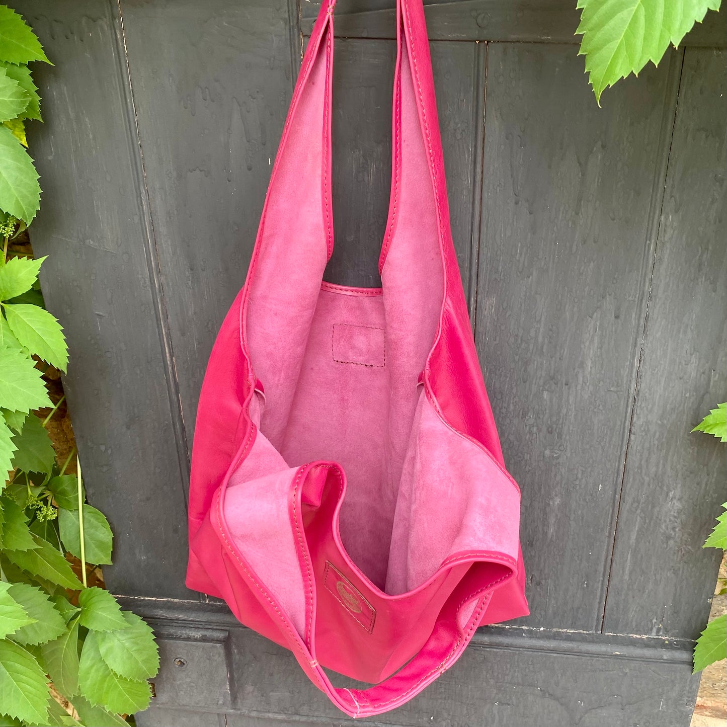 Generous Leather Shopping Bag