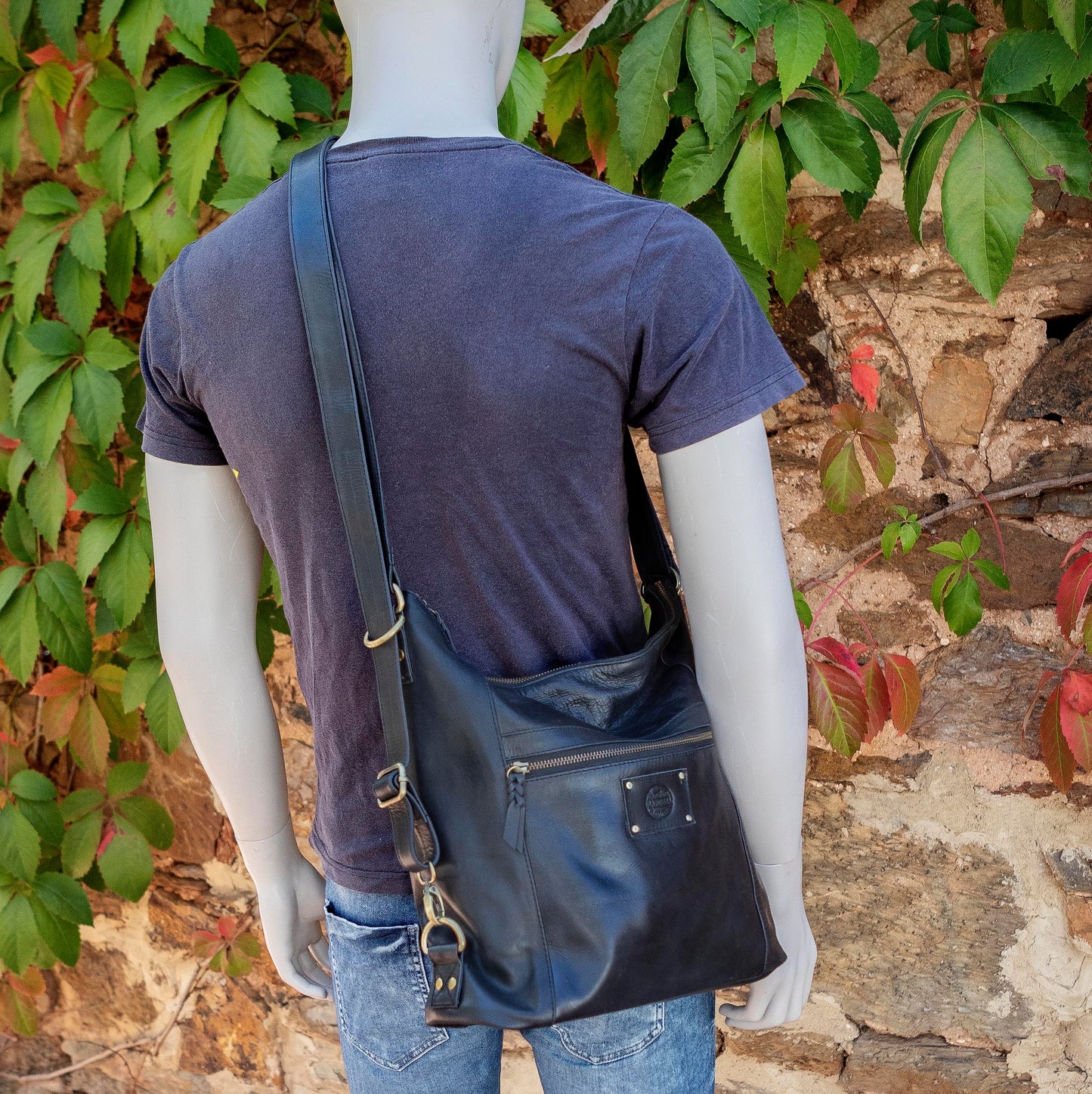 Convertible Leather Bag to Backpack