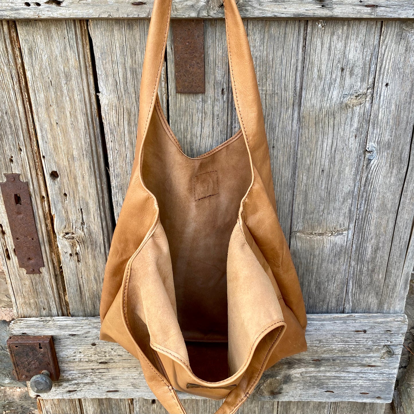 Generous Leather Shopping Bag