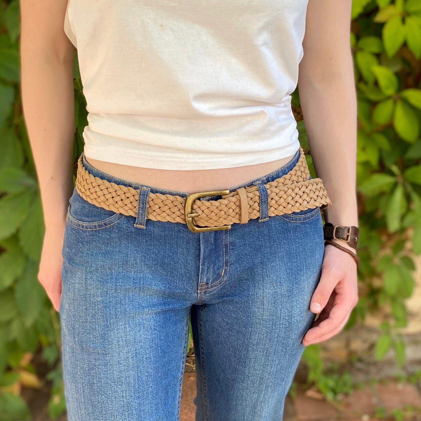 Plaited Leather Belts