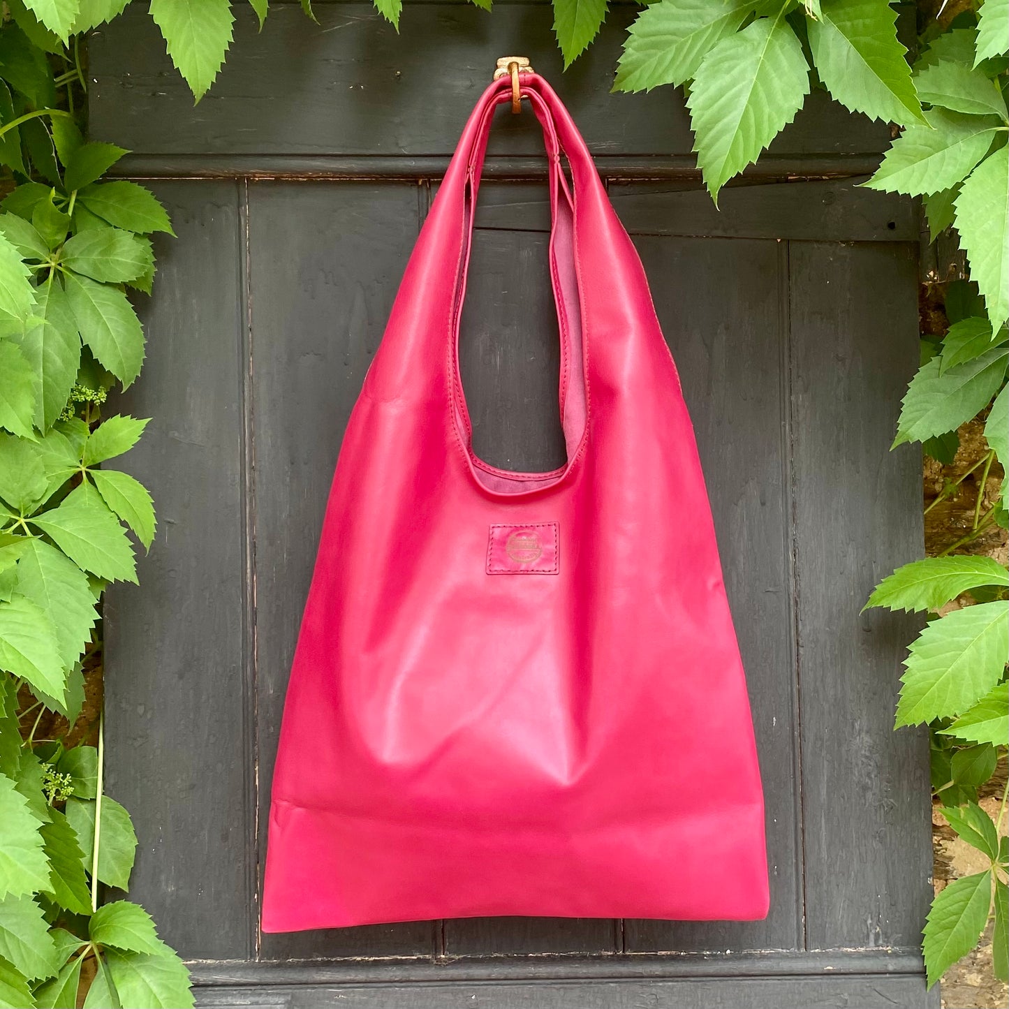 Generous Leather Shopping Bag