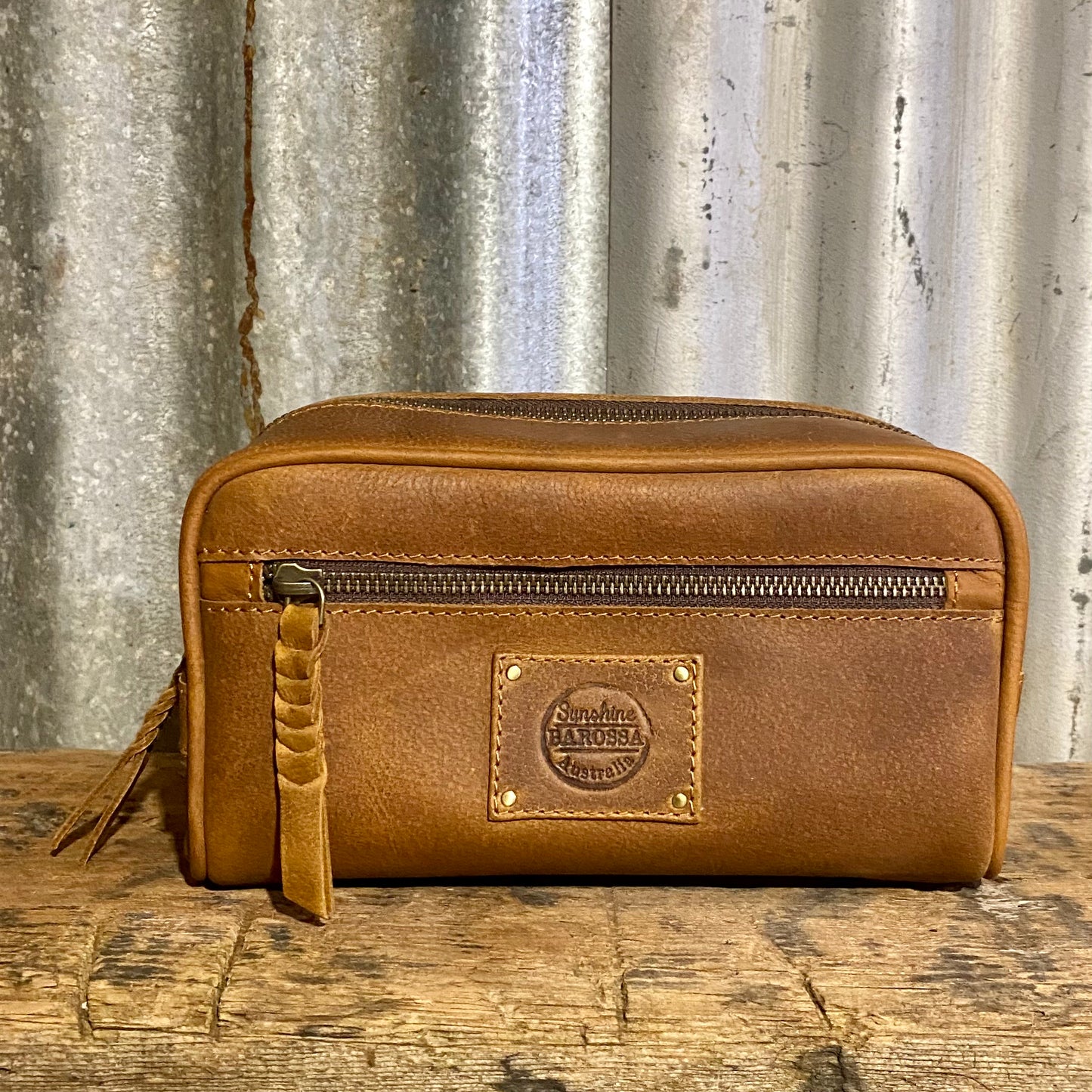 Leather Toiletry Bag / Wash Bag￼