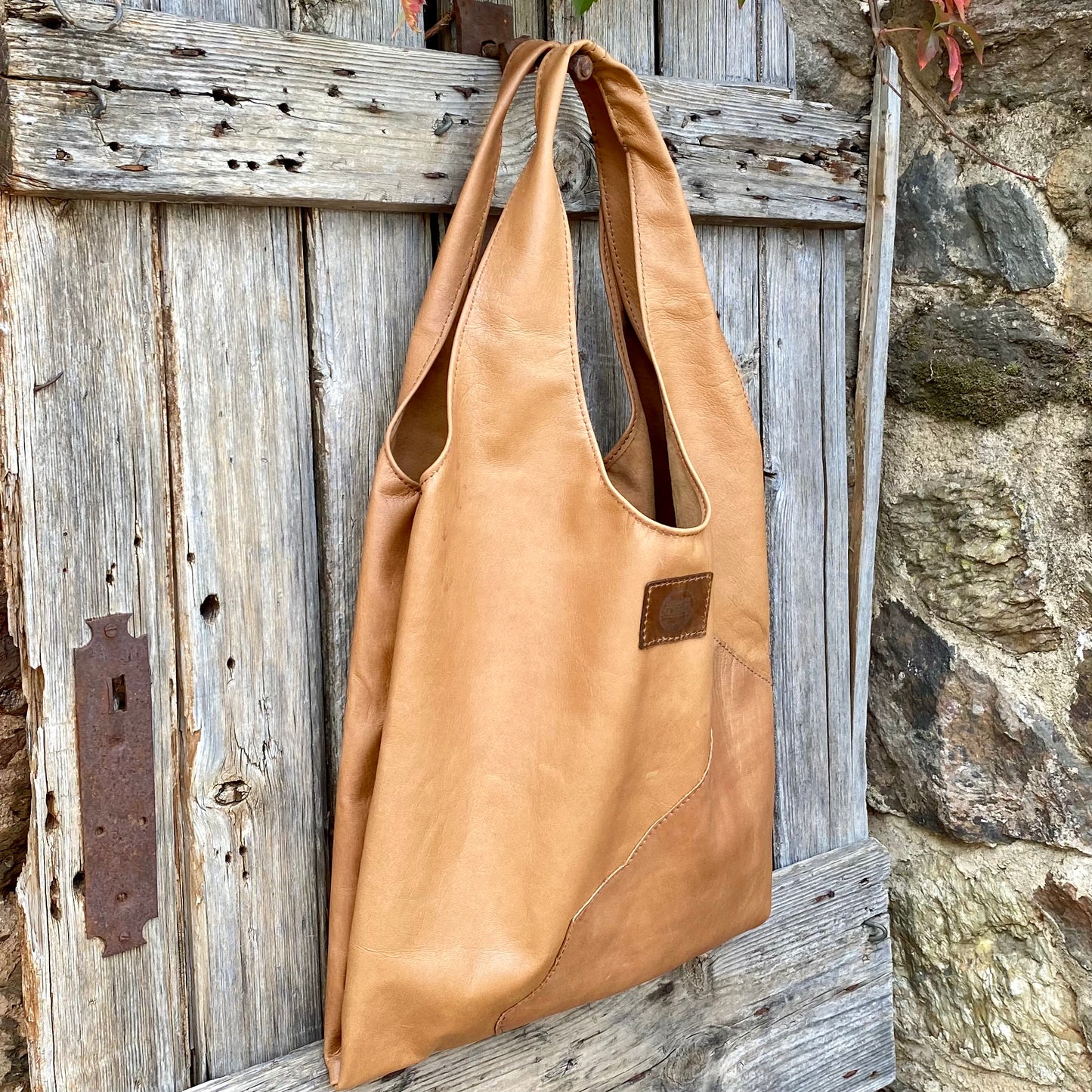 Generous Leather Shopping Bag